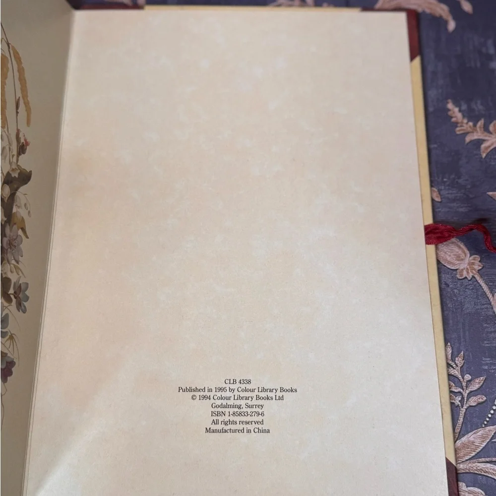 Vintage Estate Victorian Photograph Album Hardcover Colour Library 1994